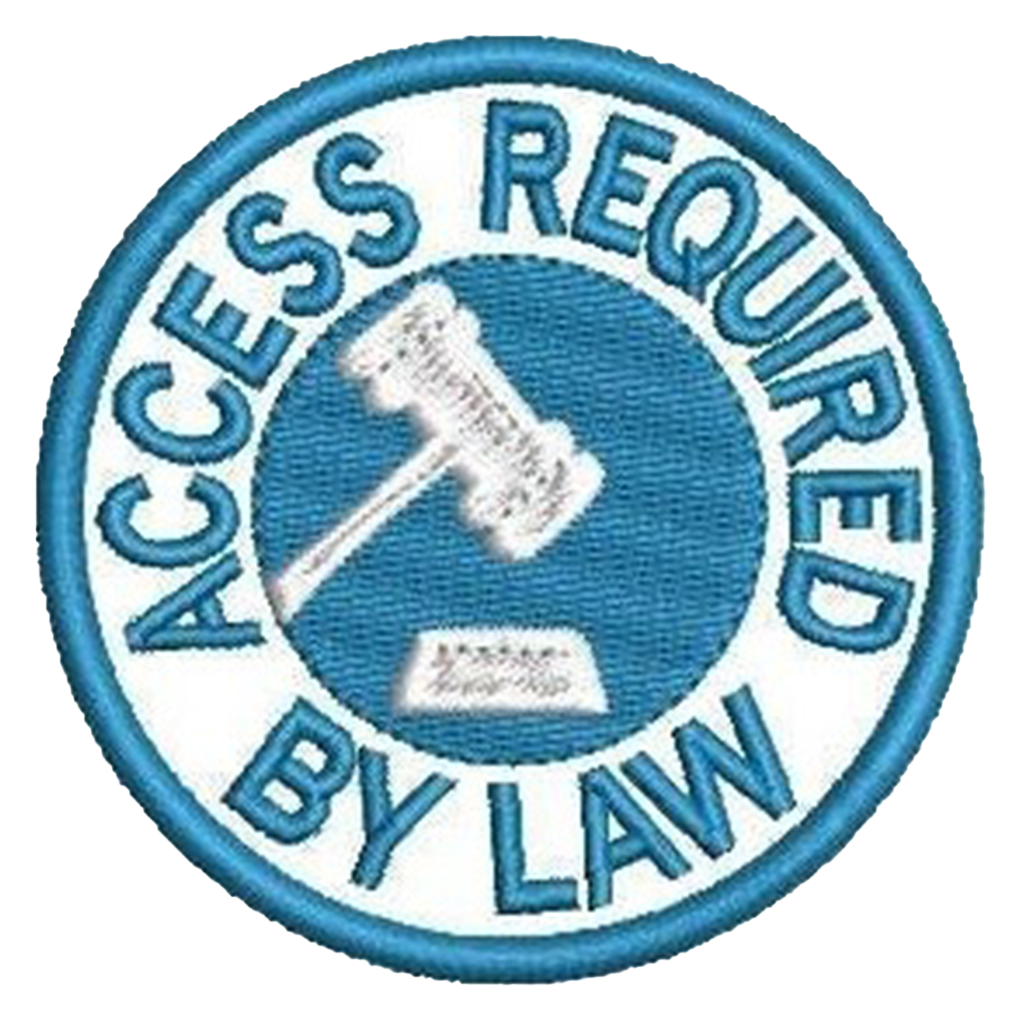 Access required by law - 75mm