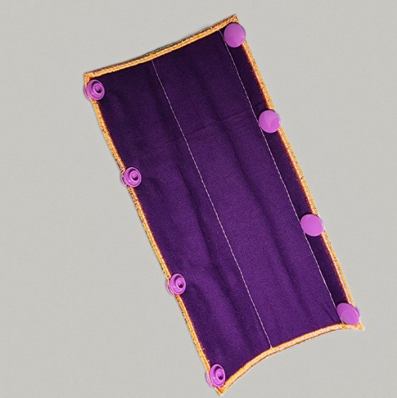 LEASH SLEEVE VINYL - Custom Words leash wrap with snap closures