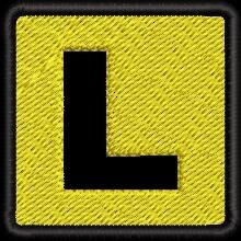 Learner (in training) Assistance dog embroidered patch